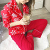 Pyjama Femme Flocons de Noël 'Snowflake'