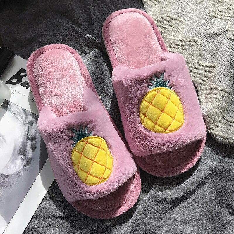 Chaussons Femme Ananas
