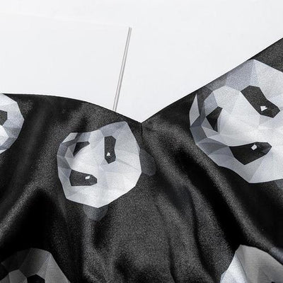 Pyjama Noir Imprimé Panda