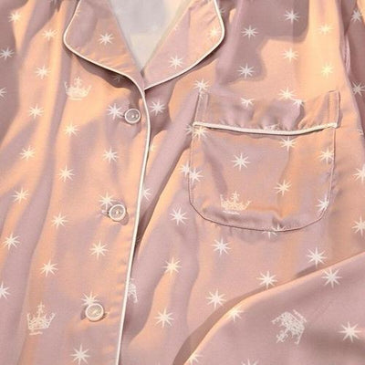 Pyjama Femme Rose Motifs 'Majesty'