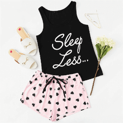 Pyjama Femme Imprimé "Sleep Less"