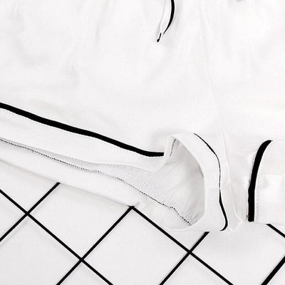 Pyjama Short Blanc 'Whity'