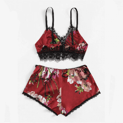 Pyjama Short à Fleurs 'Amor'