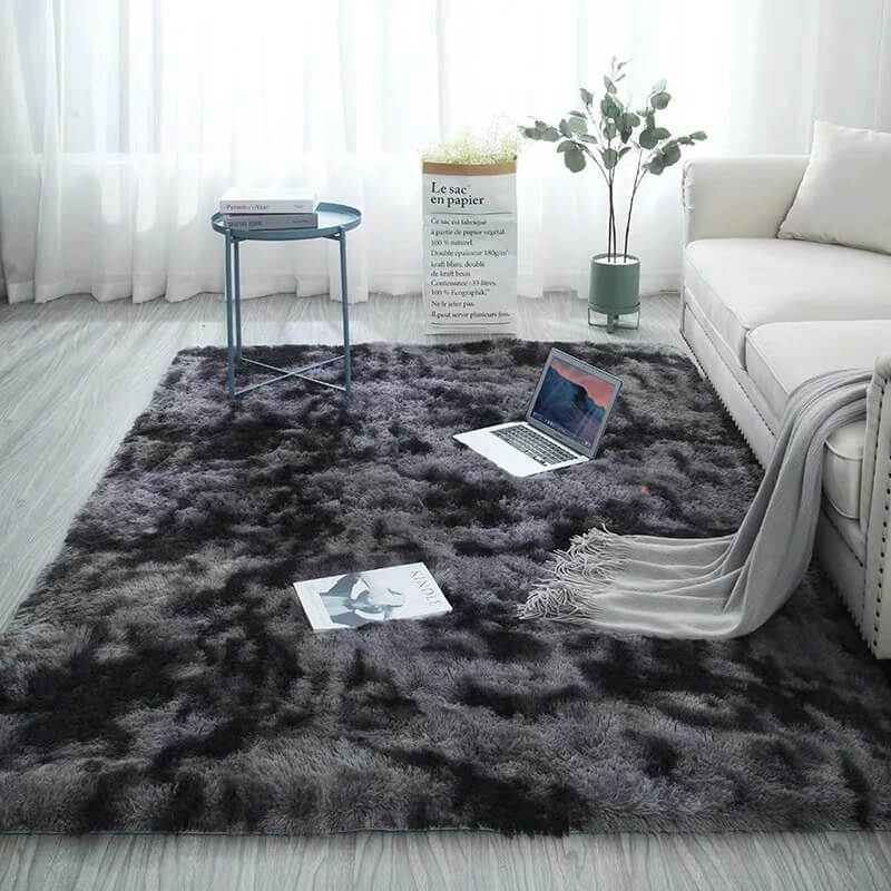 Tapis Gris Chambre Cocooning 'Hills'